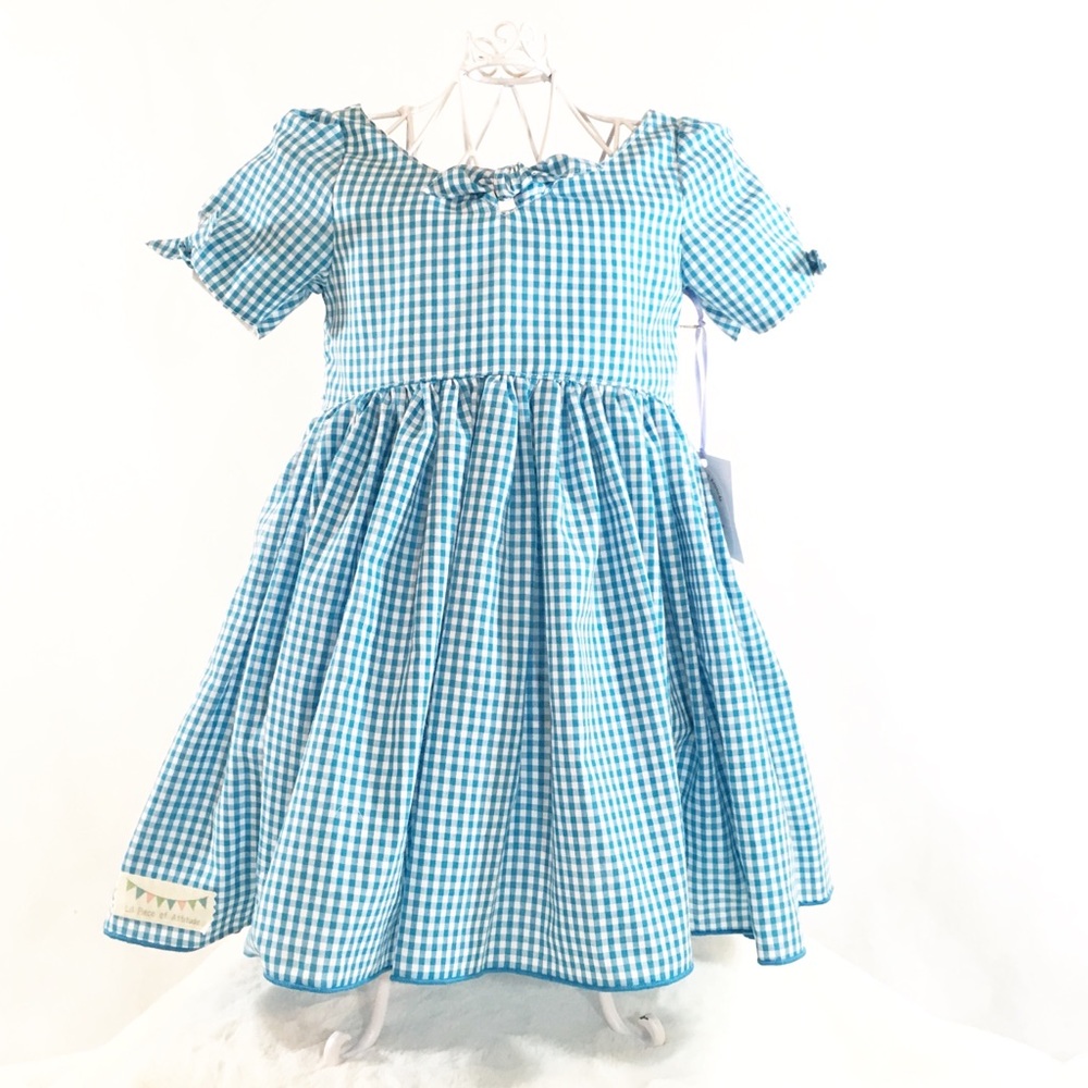 Toddler Gingham Dress Dorothy OZ custom made birthday party dress